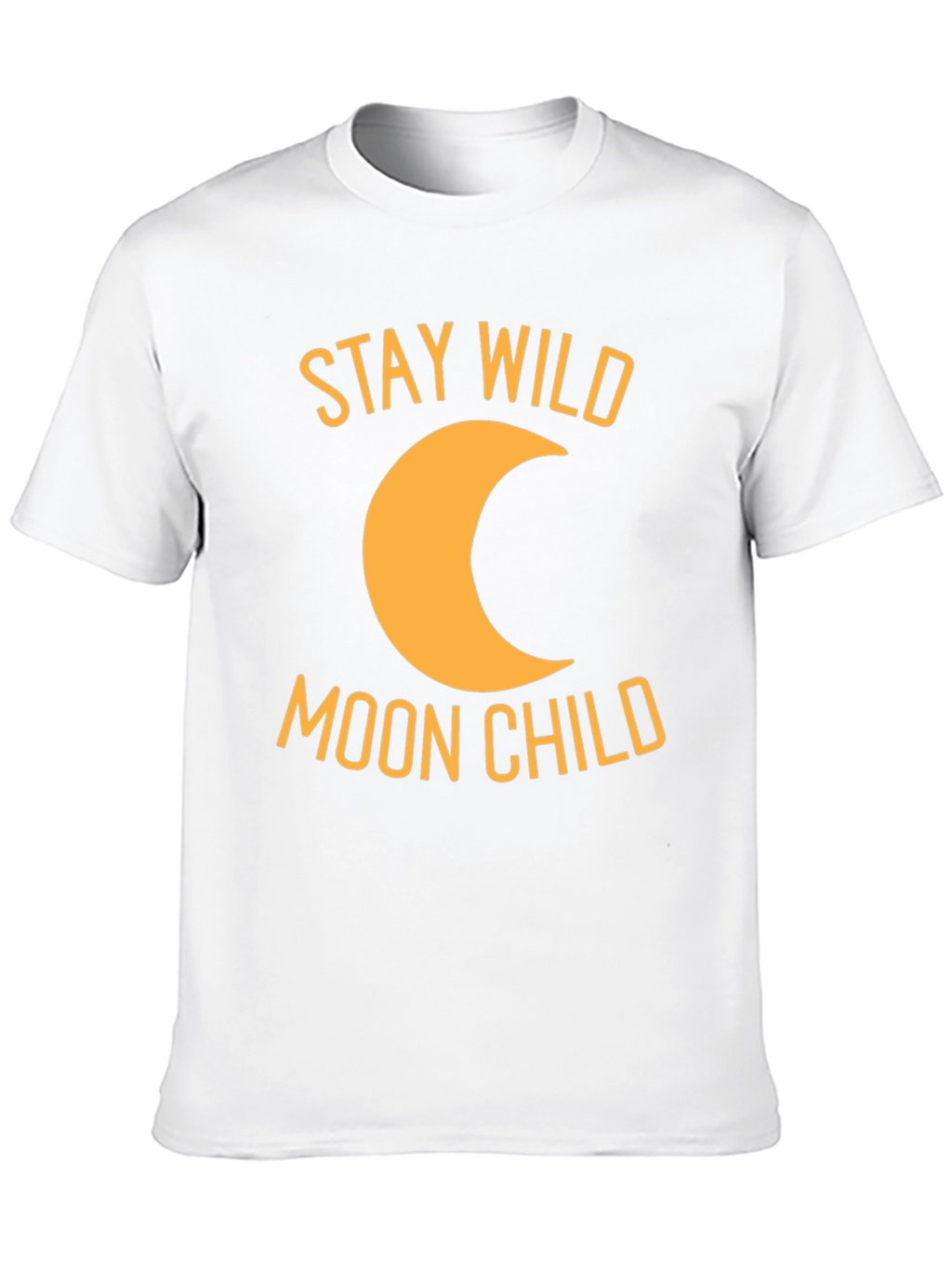 Stay Wild Moon Child Black Graphic T-Shirt