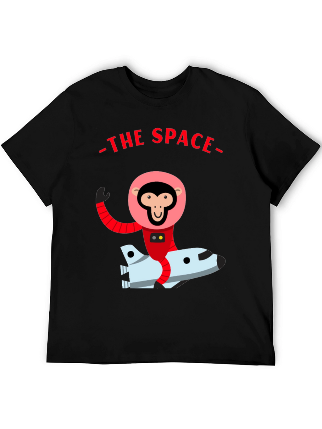 Monkey Astronaut Graphic T-Shirt - Space Adventure