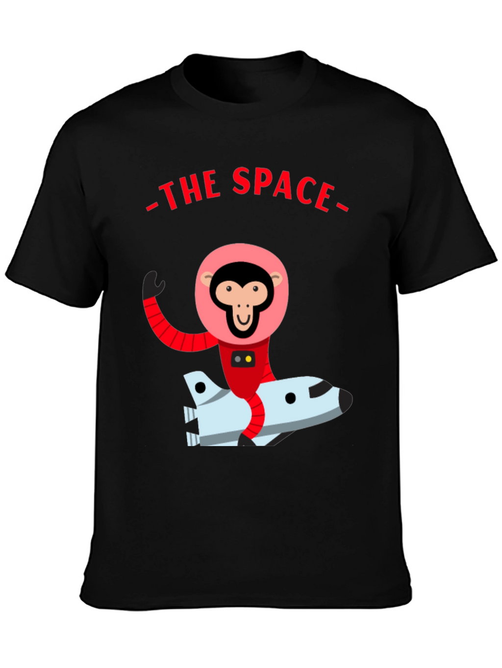 Monkey Astronaut Graphic T-Shirt - Space Adventure