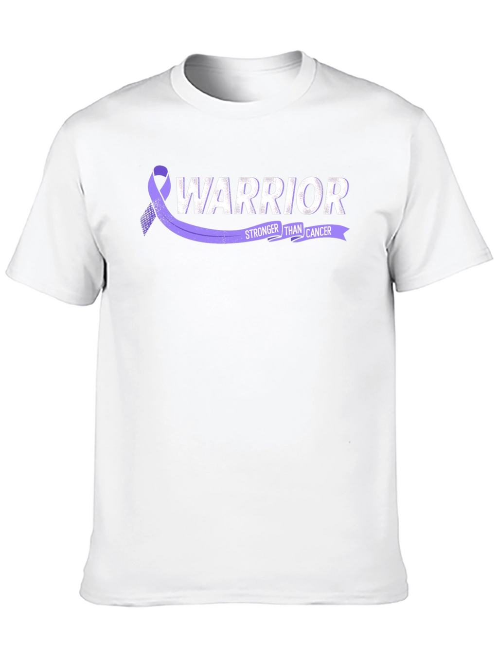 Warrior Stronger Than Cancer Ribbon T-Shirt