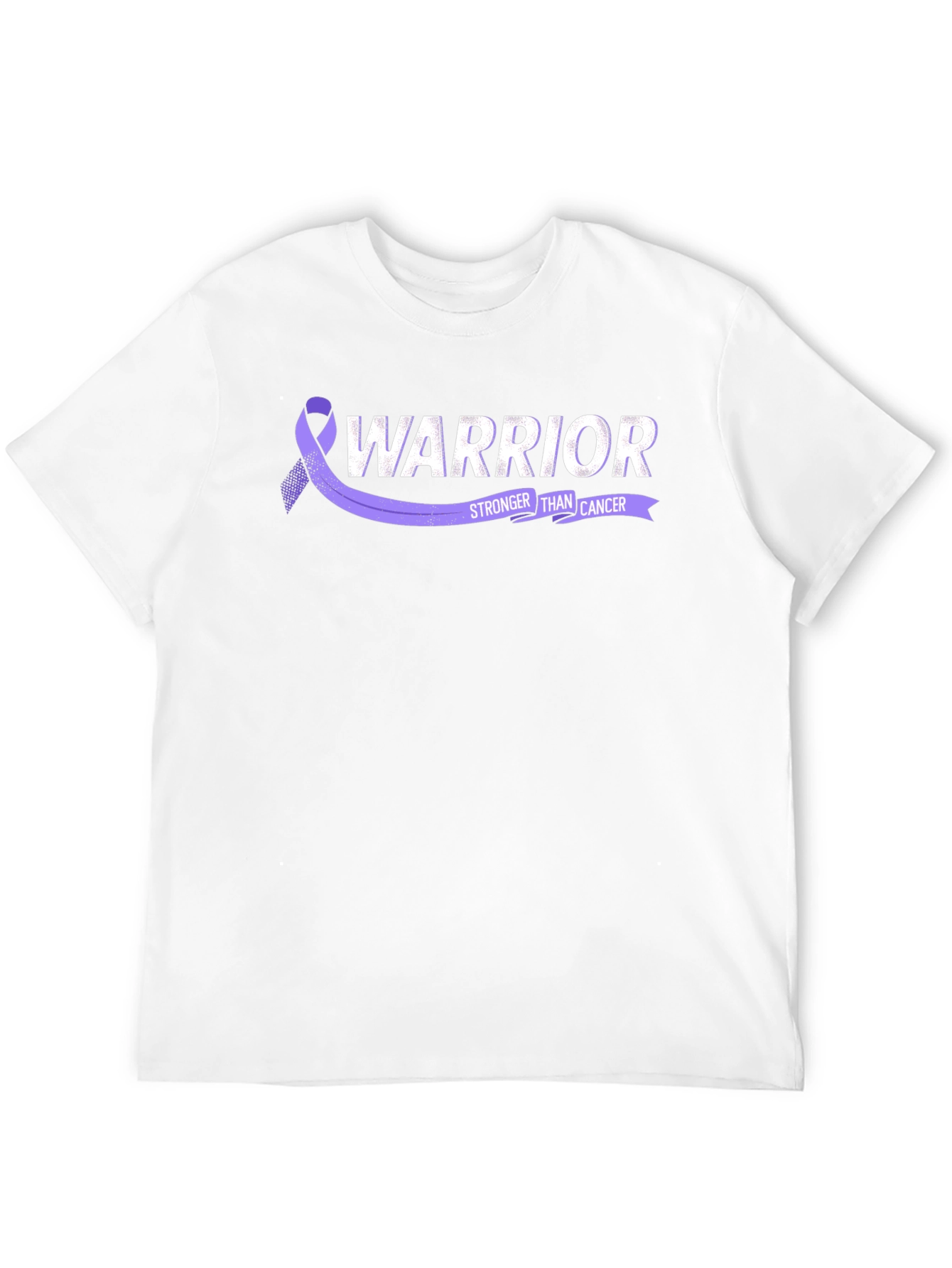 Warrior Stronger Than Cancer Ribbon T-Shirt