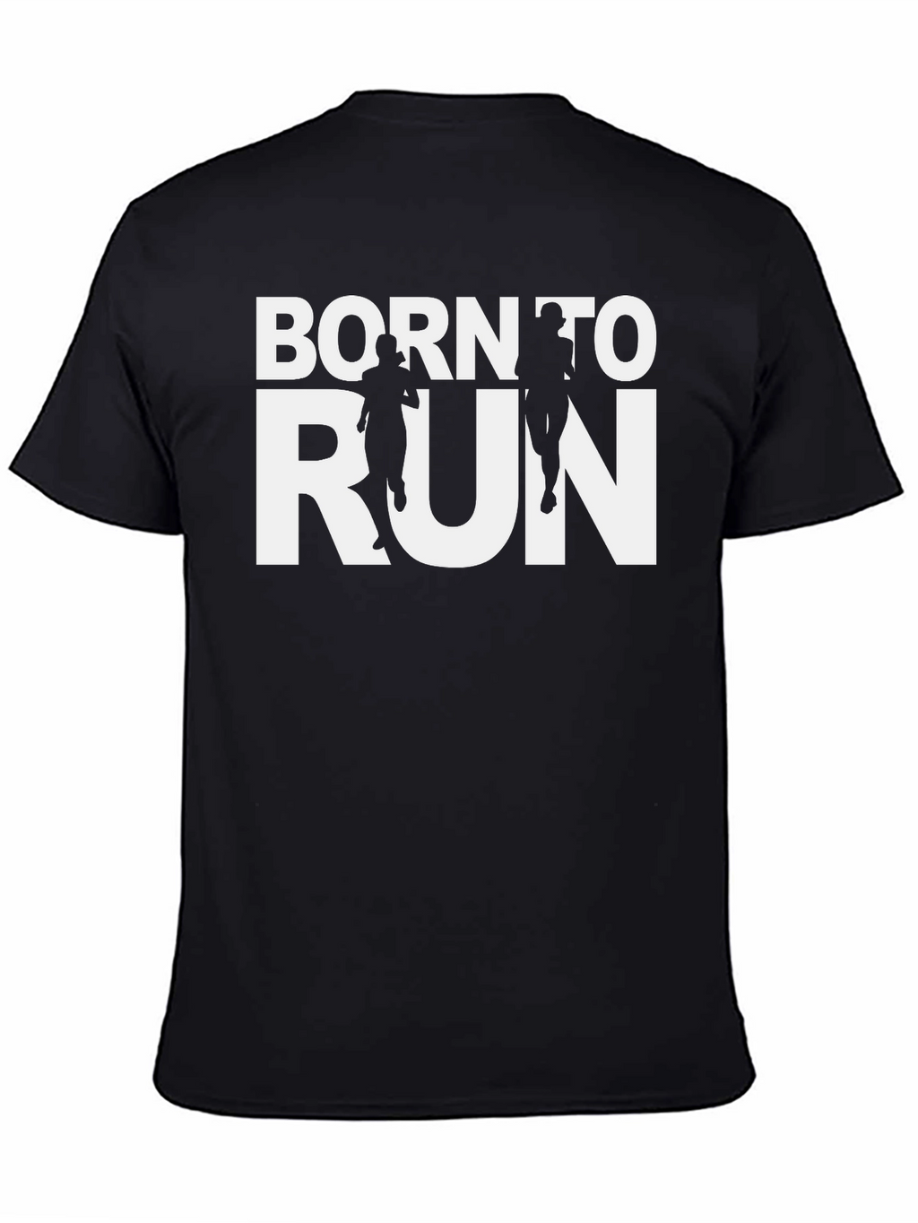 Born To Run Black Graphic Tee