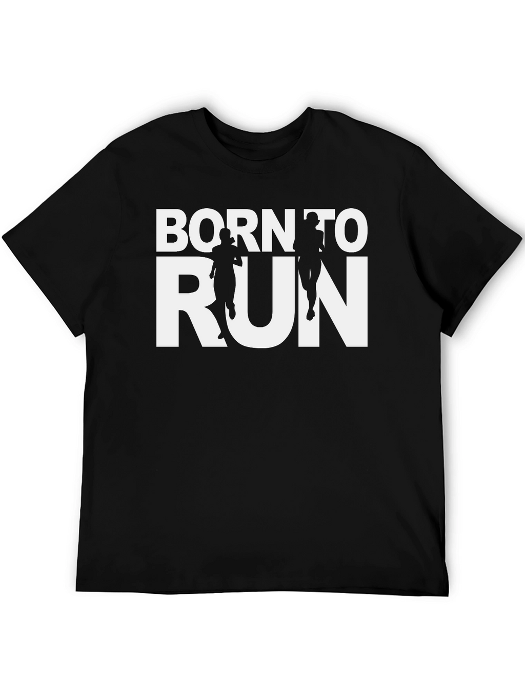 Born To Run Black Graphic Tee