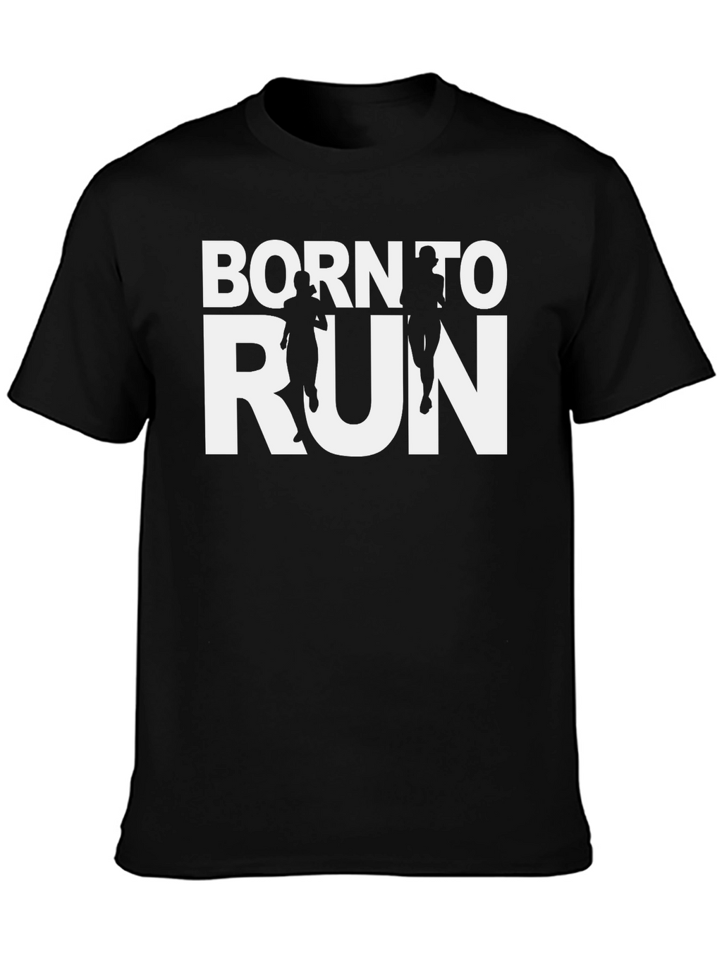 Born To Run Black Graphic Tee