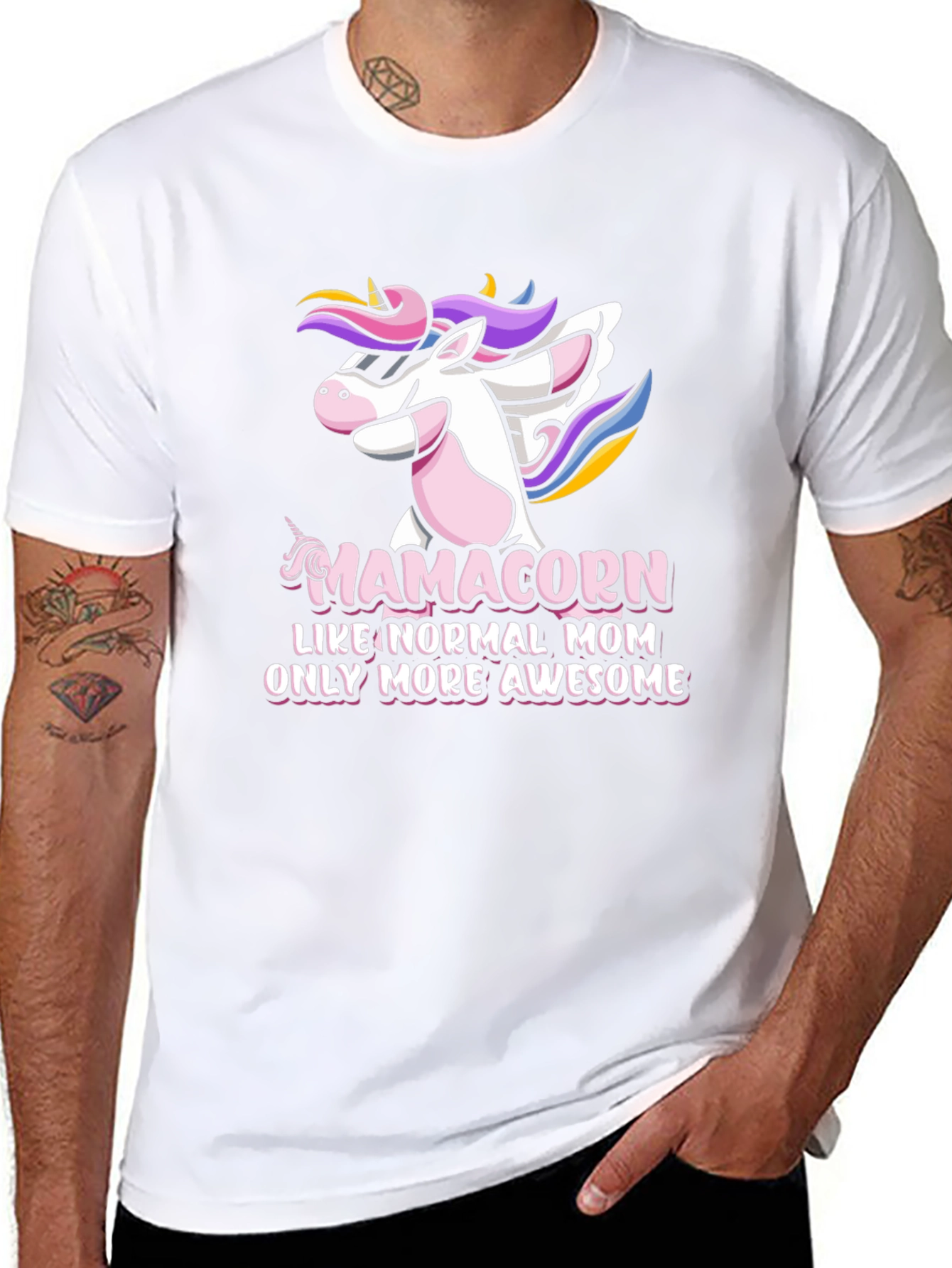 Mamacorn Awesome Mom T-Shirt