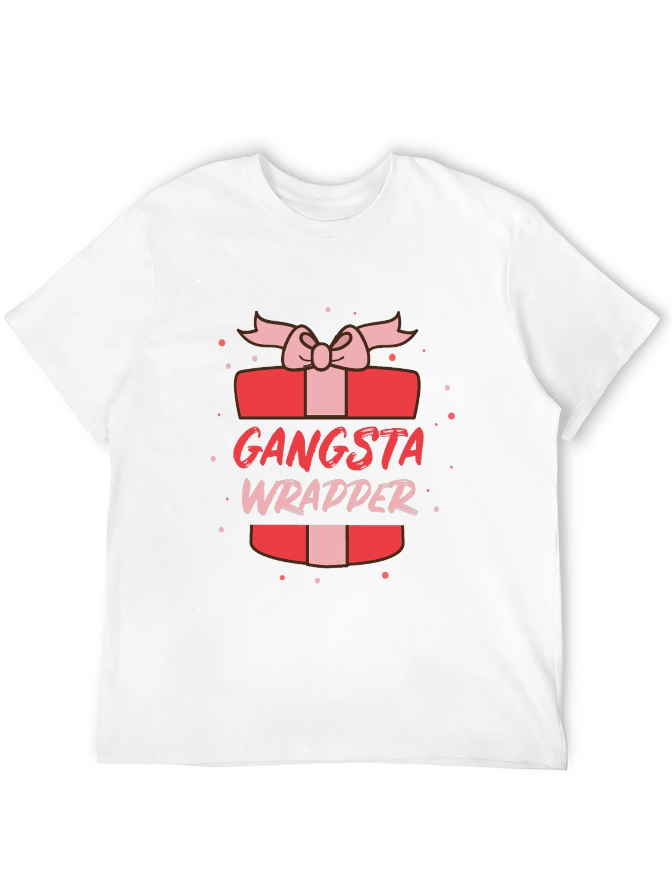 Gangsta Wrapper Gift Tee - Funny Holiday T-Shirt