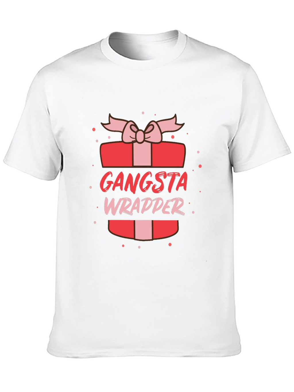 Gangsta Wrapper Gift Tee - Funny Holiday T-Shirt