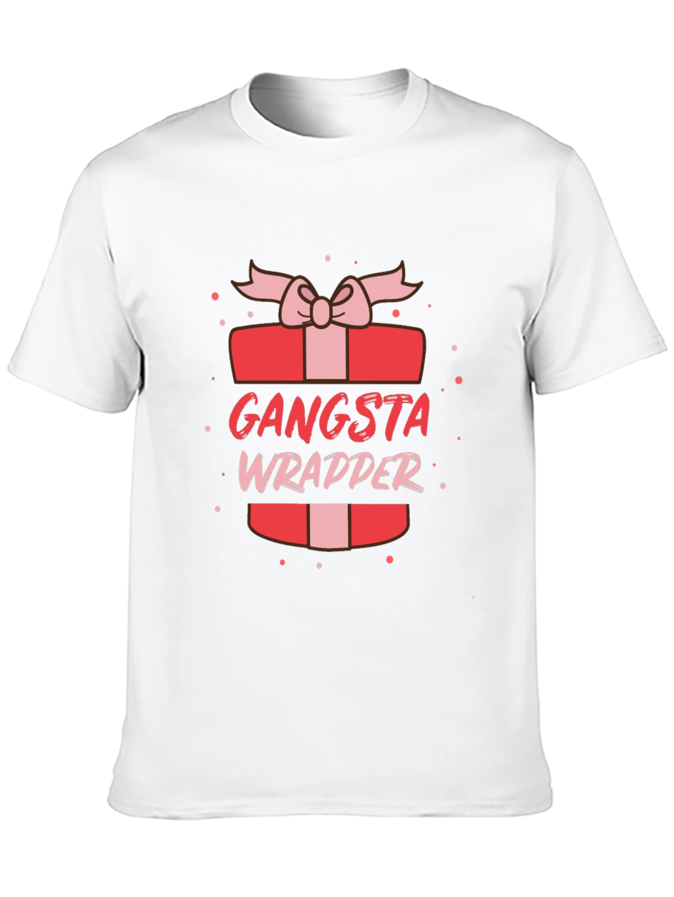 Gangsta Wrapper Gift Tee - Funny Holiday T-Shirt