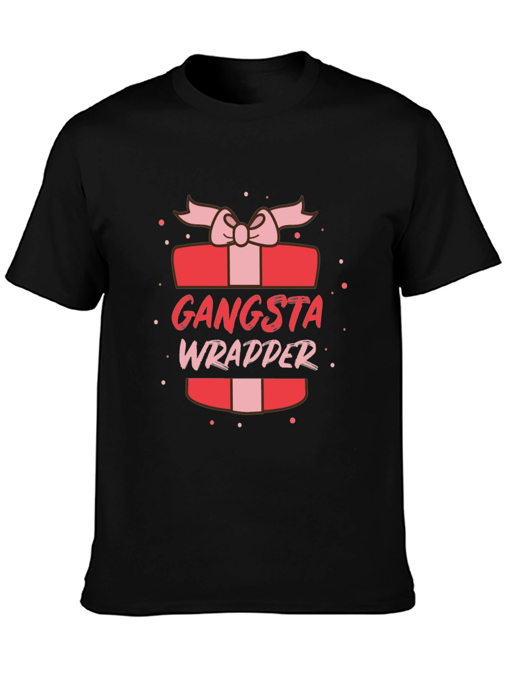 Gangsta Wrapper Gift Tee - Funny Holiday T-Shirt