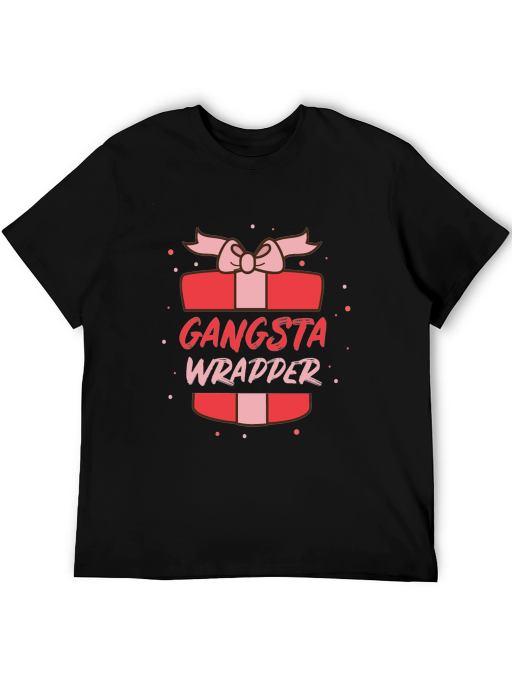 Gangsta Wrapper Gift Tee - Funny Holiday T-Shirt