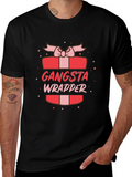 Gangsta Wrapper Gift Tee - Funny Holiday T-Shirt