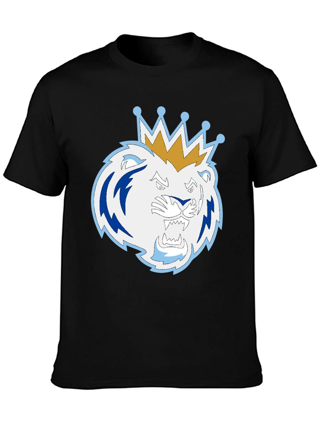 King Lion Graphic T-Shirt - Black Tee