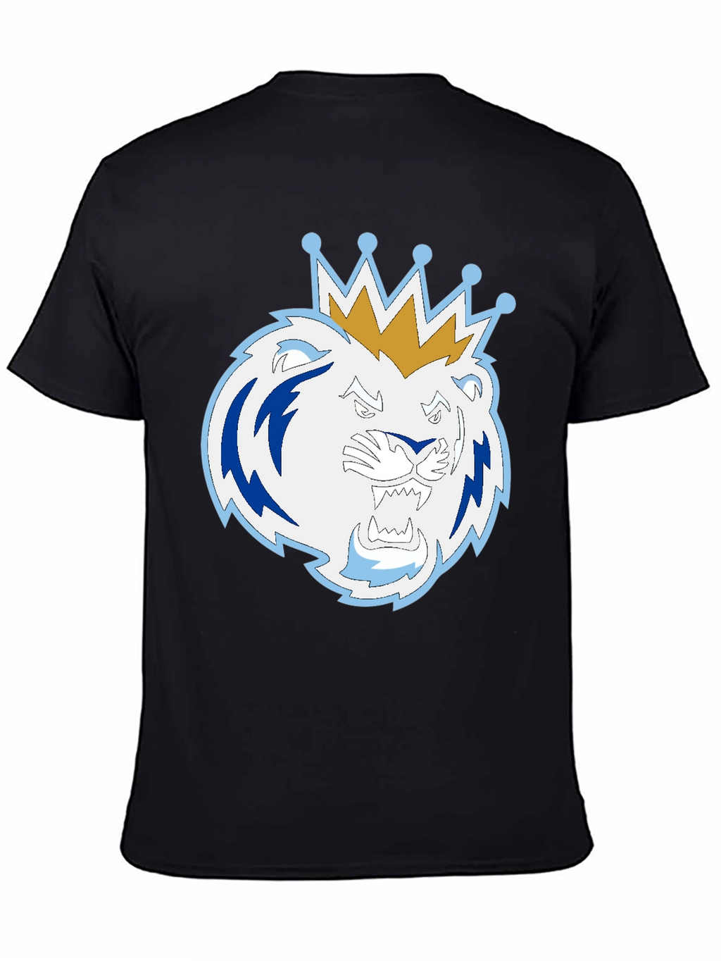 King Lion Graphic T-Shirt - Black Tee