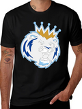 King Lion Graphic T-Shirt - Black Tee