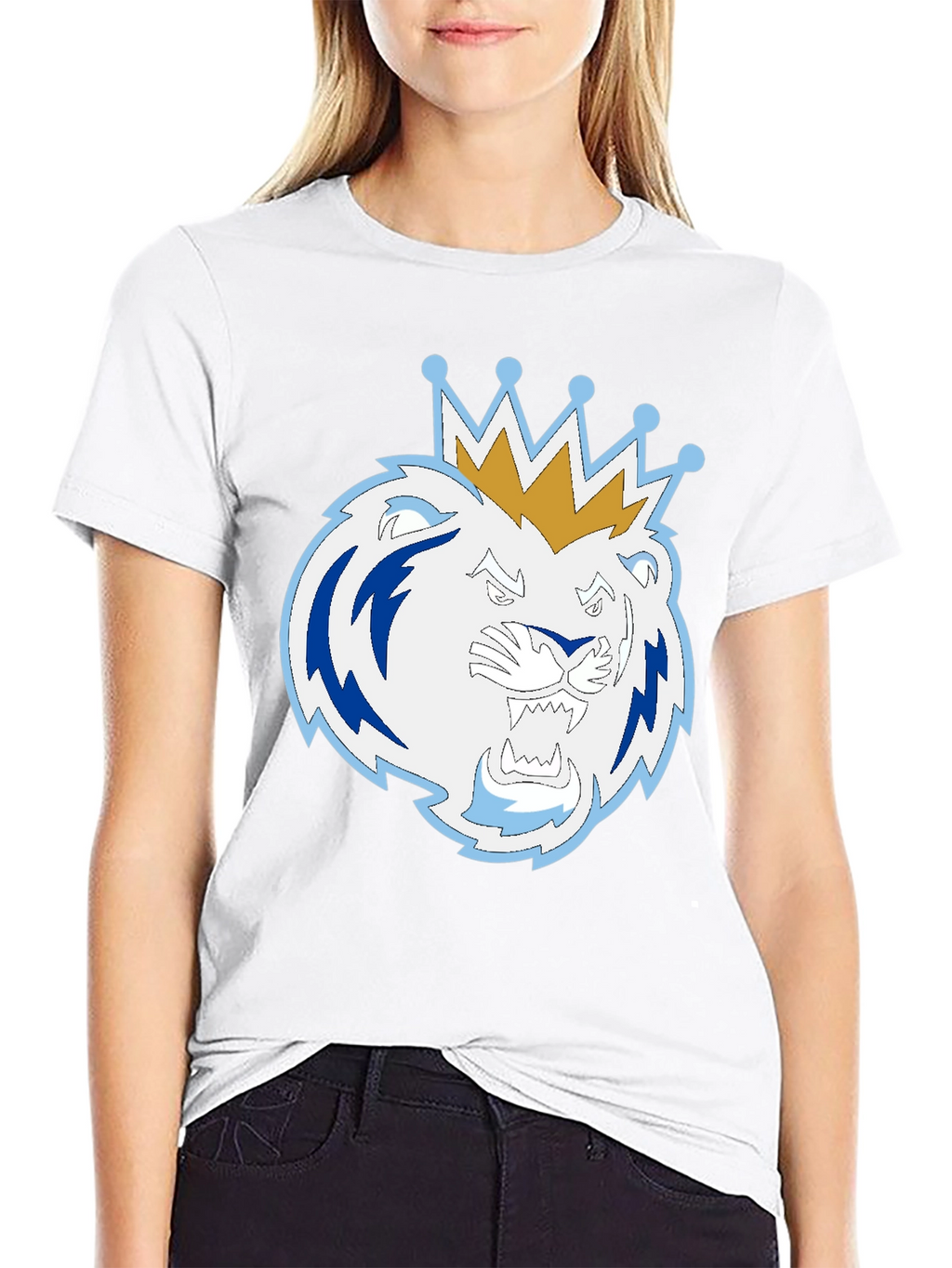 King Lion Graphic T-Shirt - Black Tee