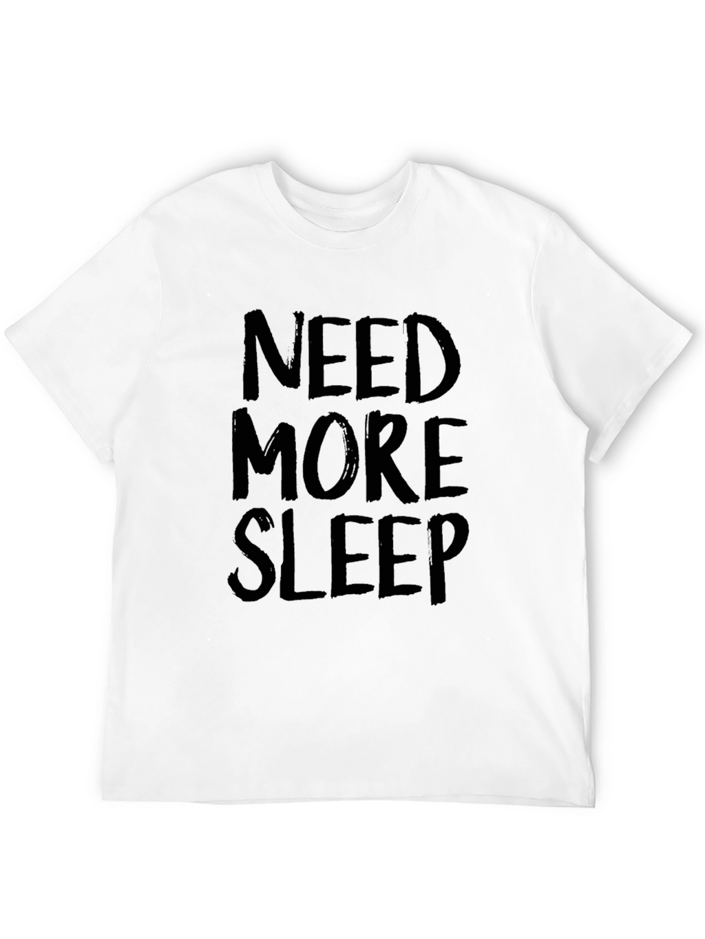 Need More Sleep Black Graphic Tee