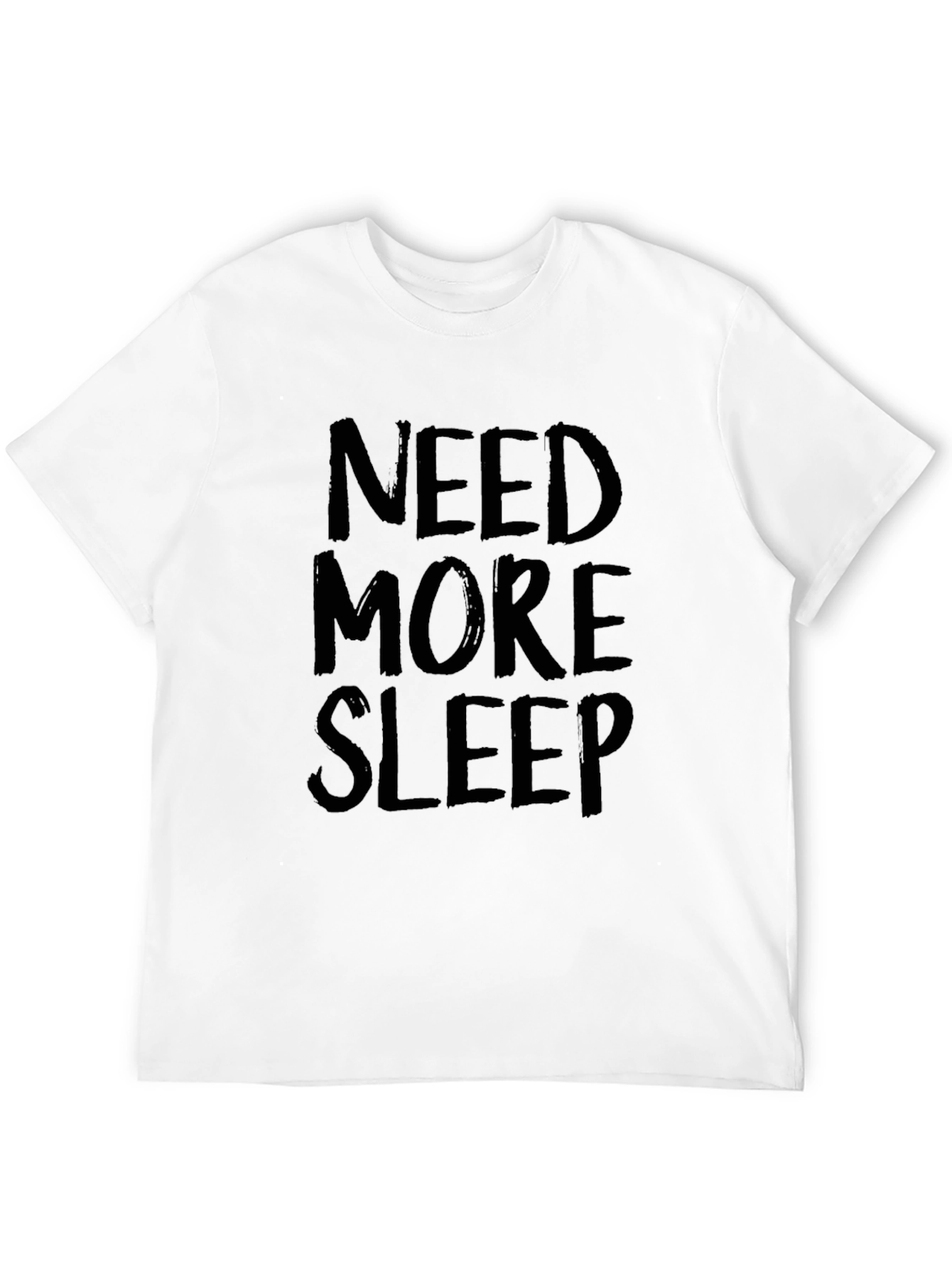 Need More Sleep Black Graphic Tee