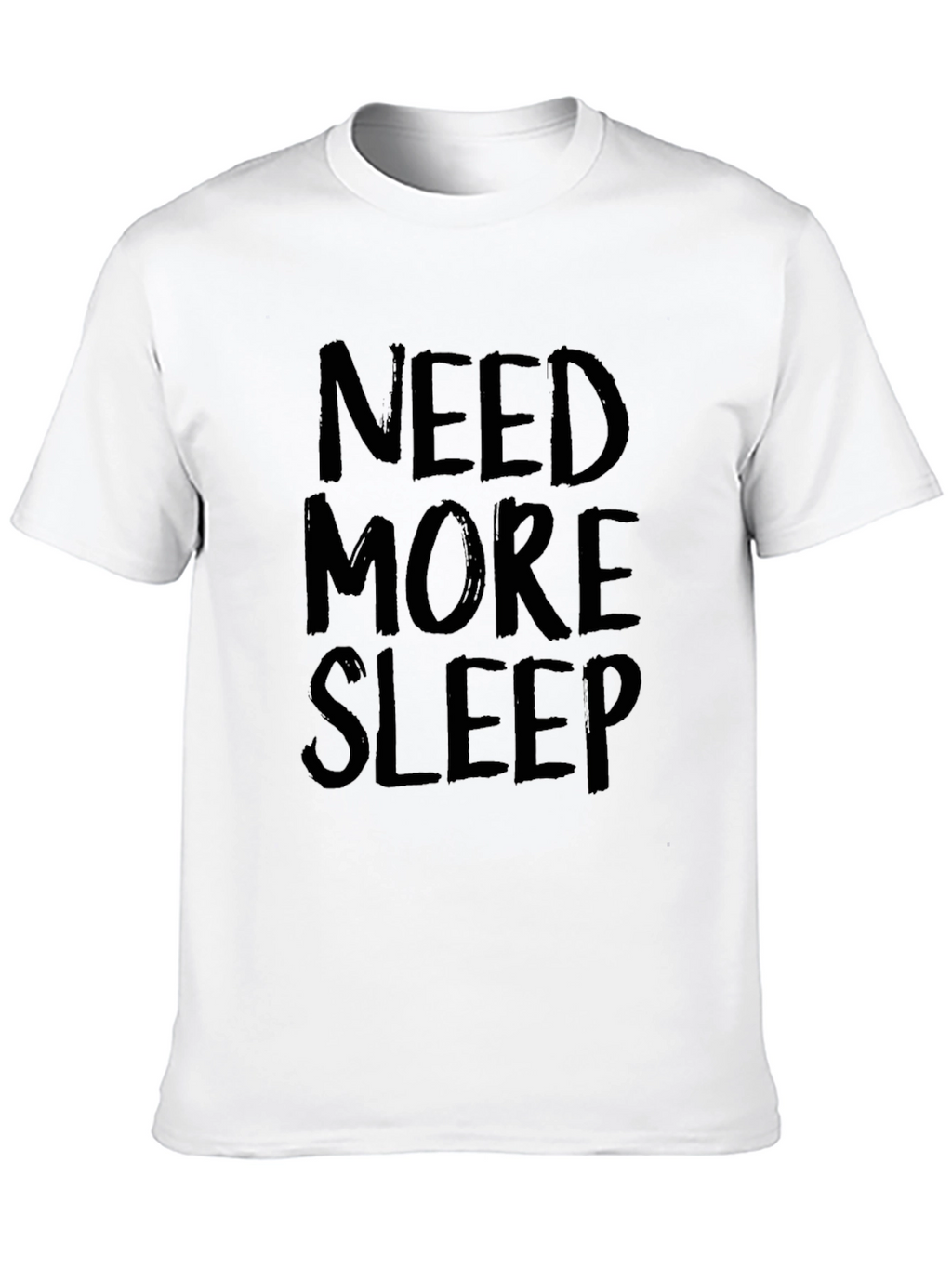 Need More Sleep Black Graphic Tee