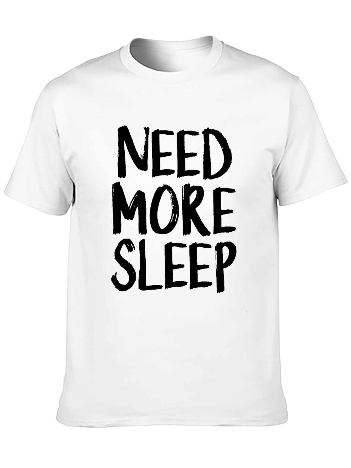 Need More Sleep Black Graphic Tee