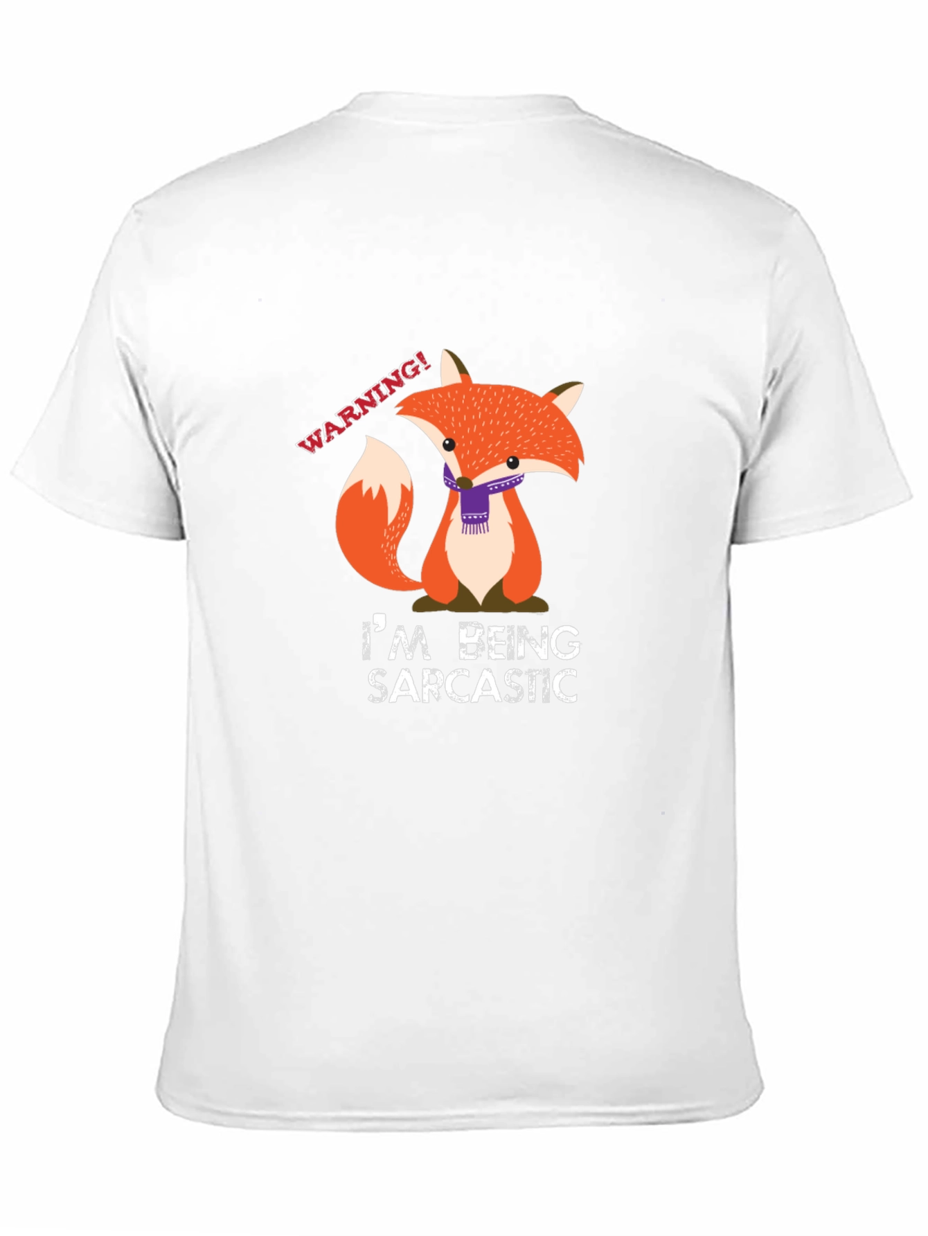 Sarcastic Fox Graphic Tee - Funny Animal Shirt