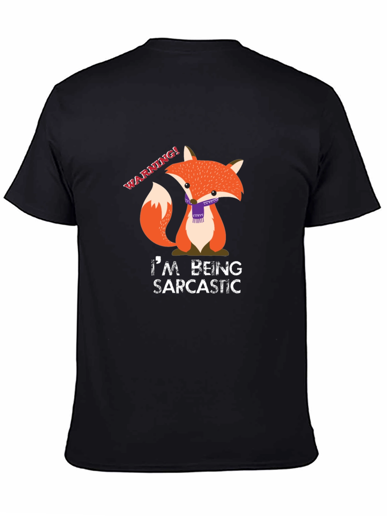 Sarcastic Fox Graphic Tee - Funny Animal Shirt