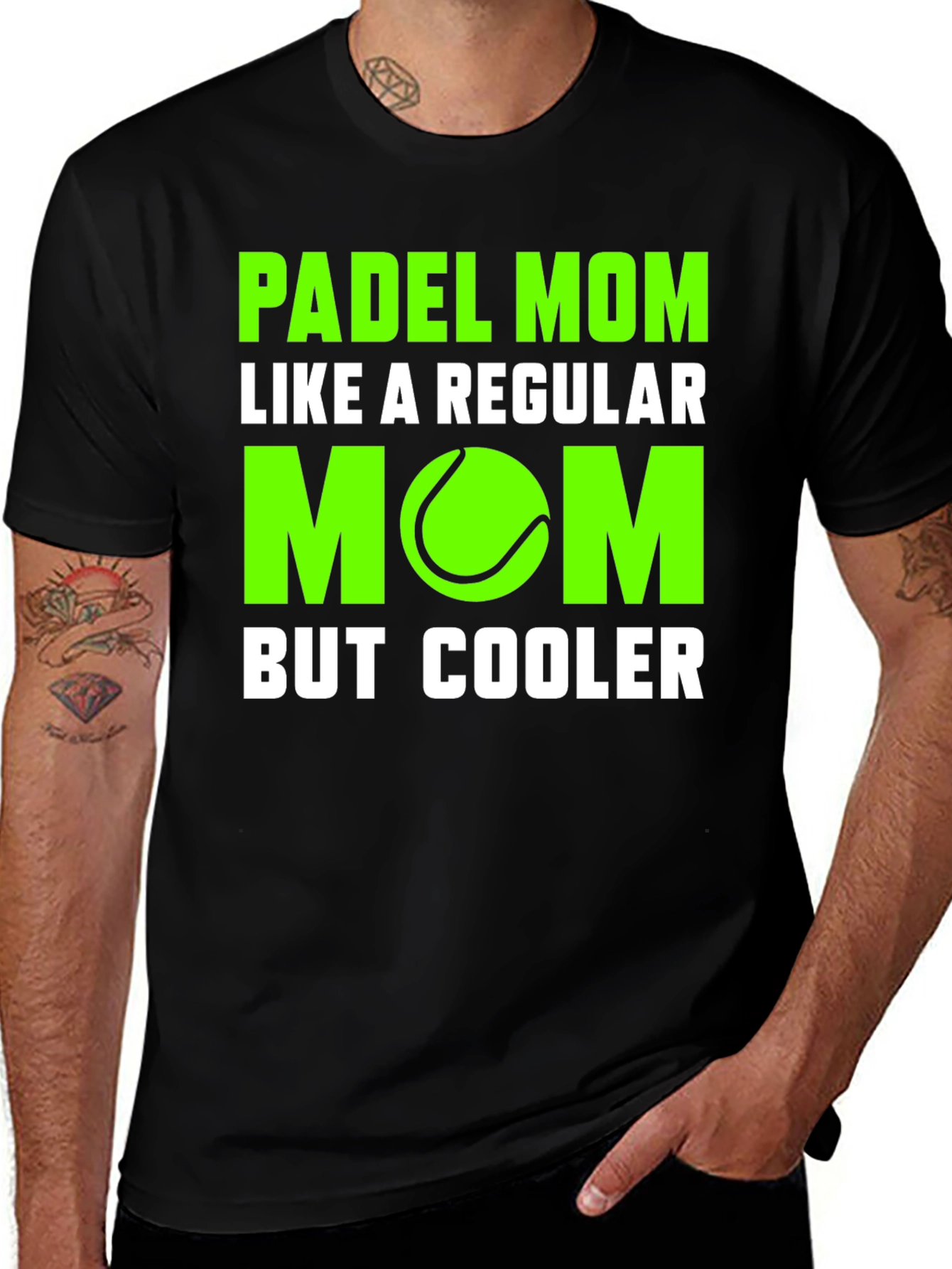 Padel Mom T-Shirt - Cool Tennis Lover Tee