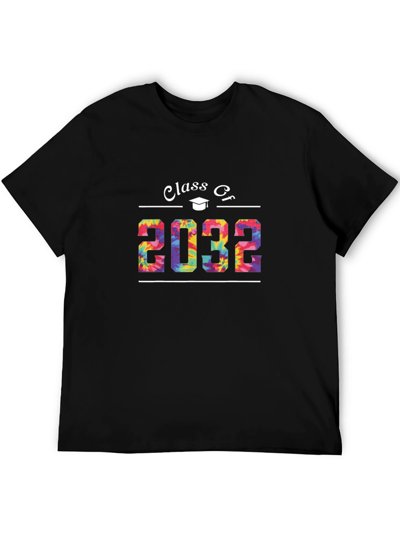 Class of 2032 Tie Dye Graduation T-Shirt