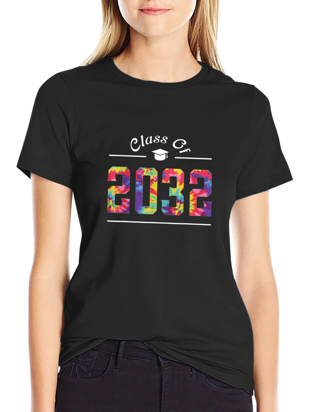 Class of 2032 Tie Dye Graduation T-Shirt