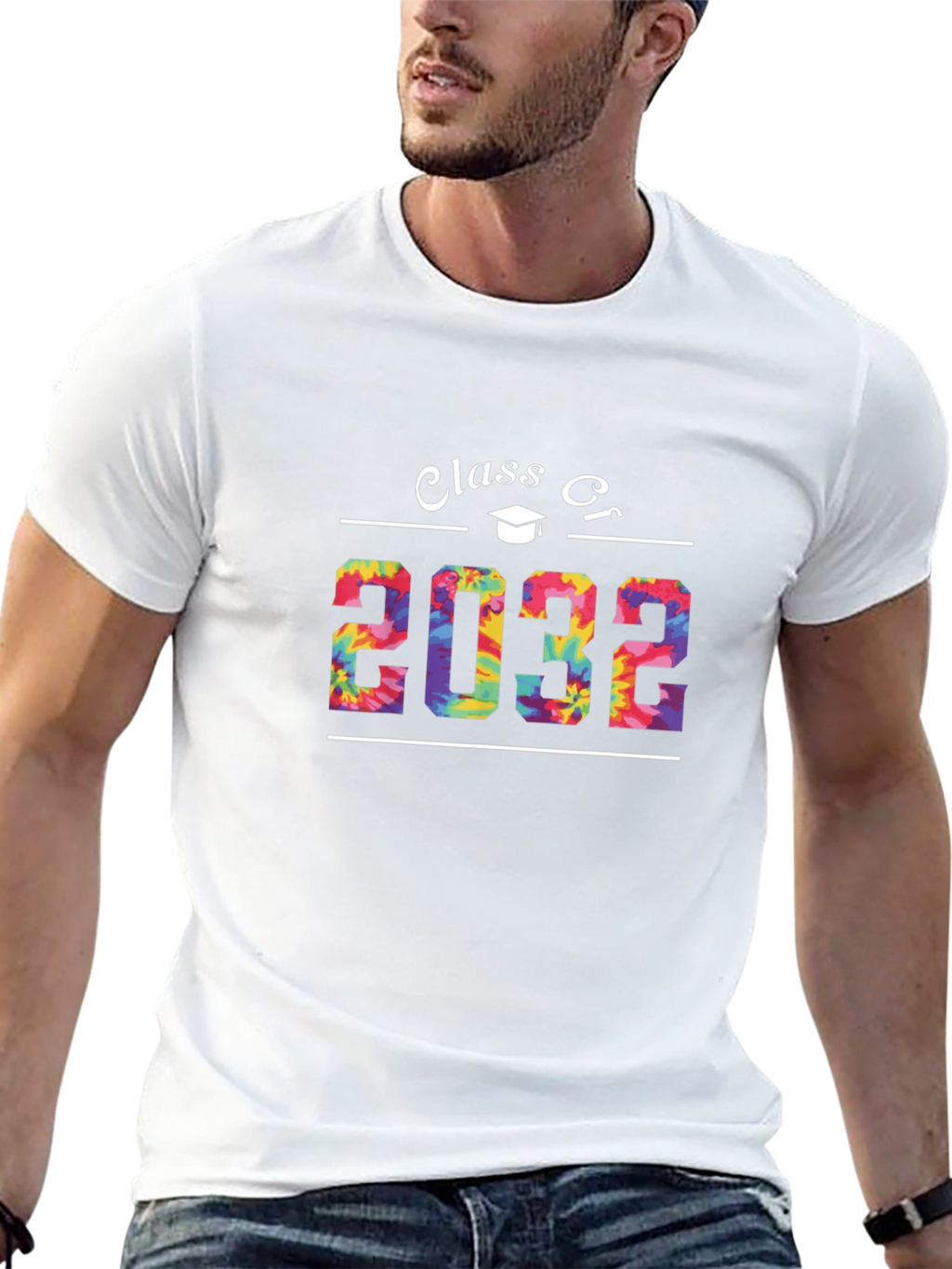 Class of 2032 Tie Dye Graduation T-Shirt