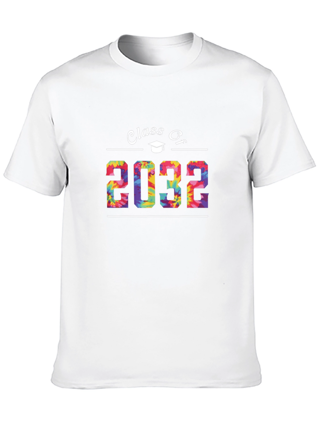 Class of 2032 Tie Dye Graduation T-Shirt