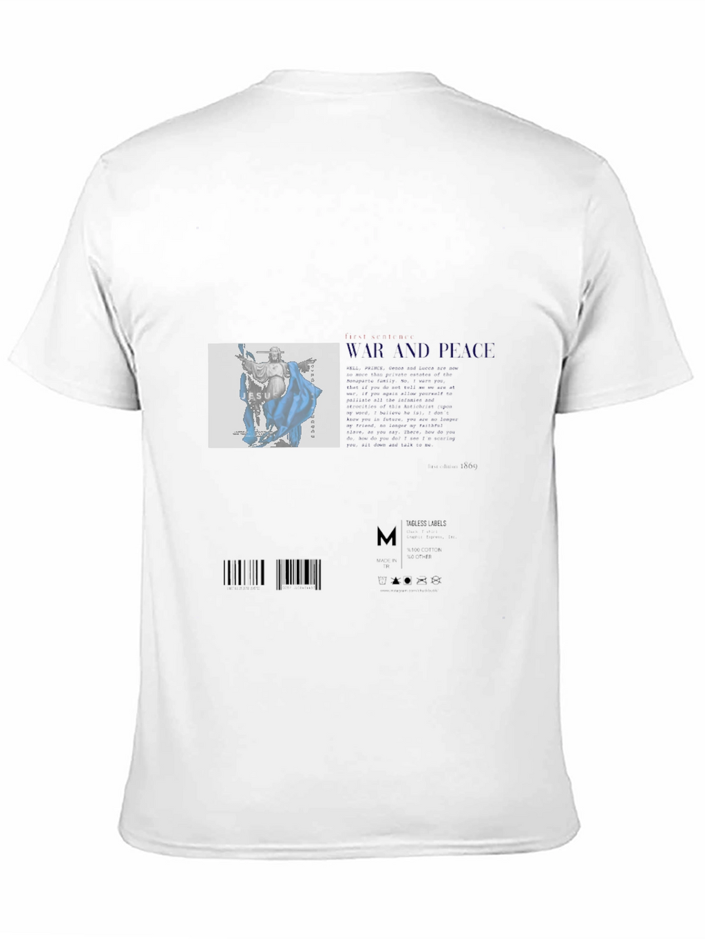 Mens Graphic Print Black T-Shirt
