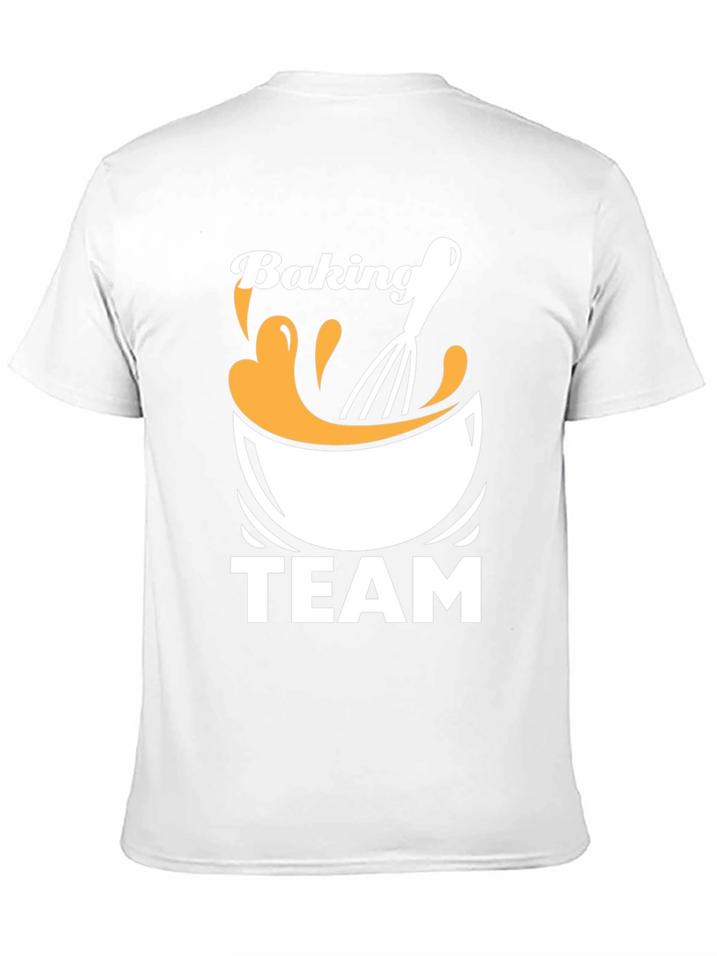 Baking Team T-Shirt - Black Crew Neck Tee