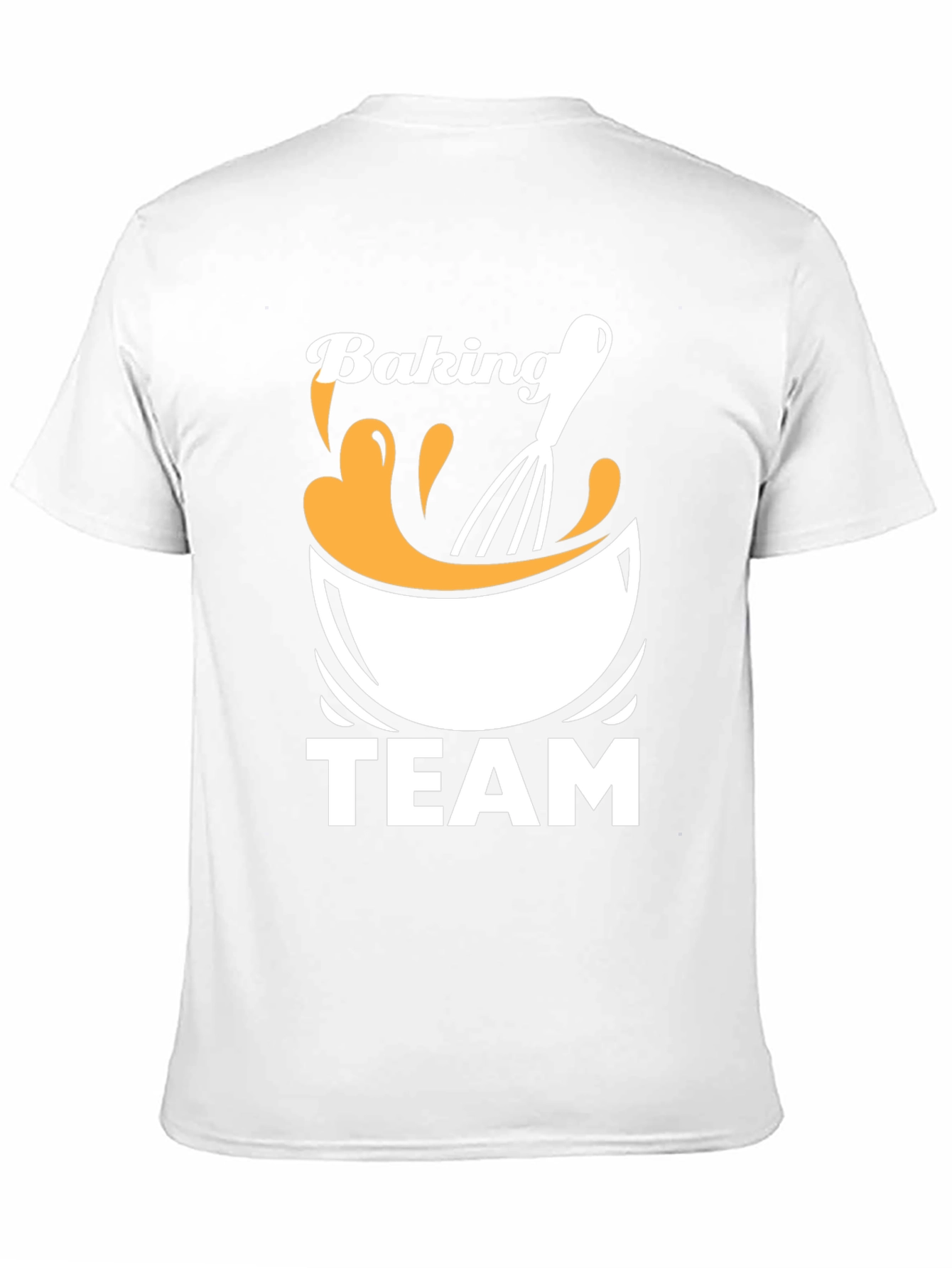 Baking Team T-Shirt - Black Crew Neck Tee