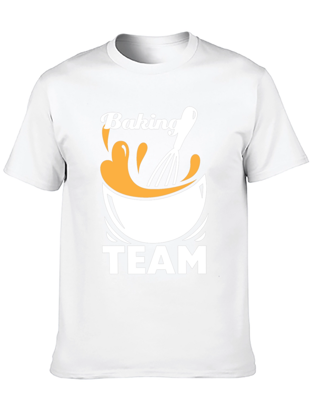 Baking Team T-Shirt - Black Crew Neck Tee