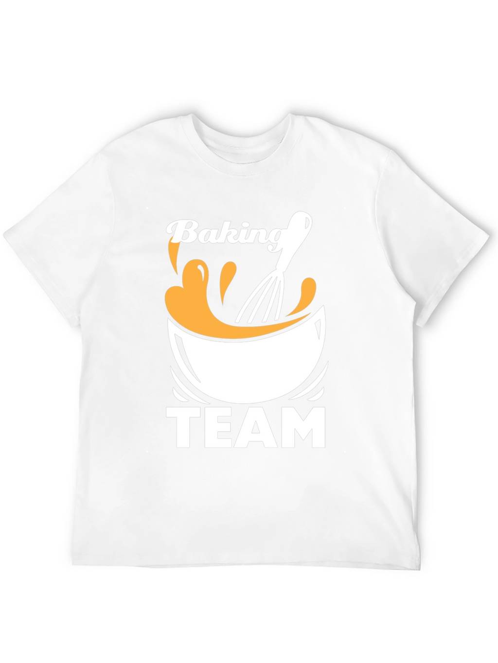Baking Team T-Shirt - Black Crew Neck Tee