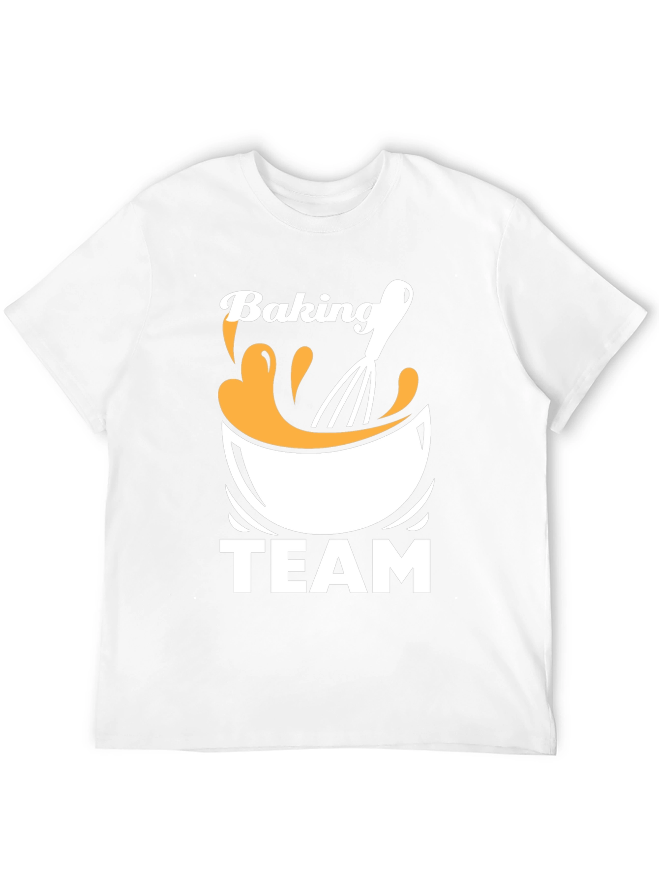 Baking Team T-Shirt - Black Crew Neck Tee