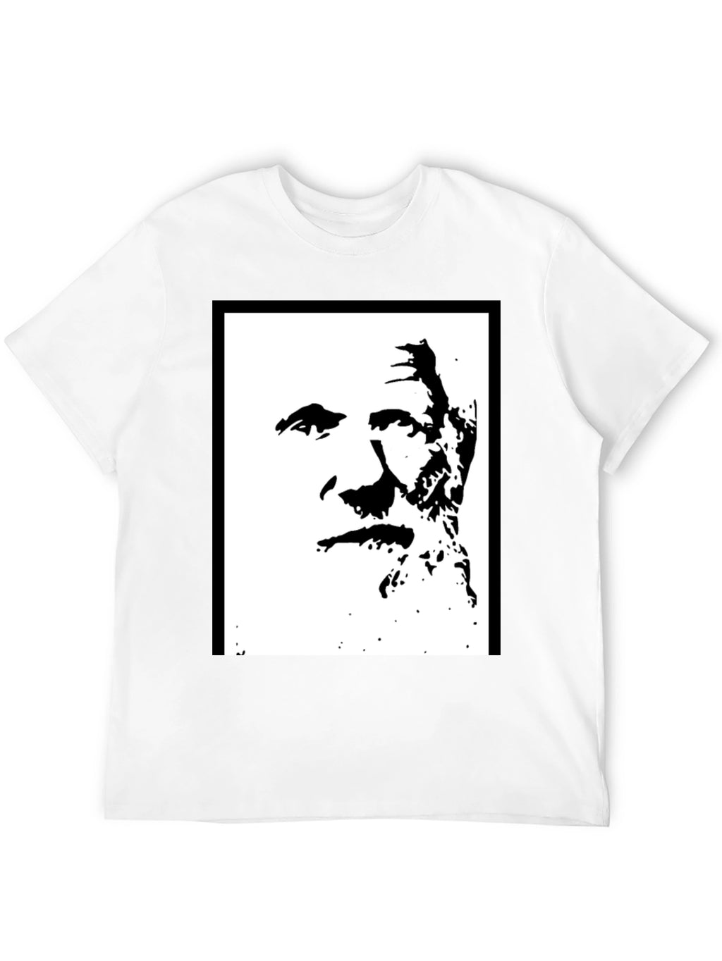 Bold Black Graphic Tee - Iconic Silhouette