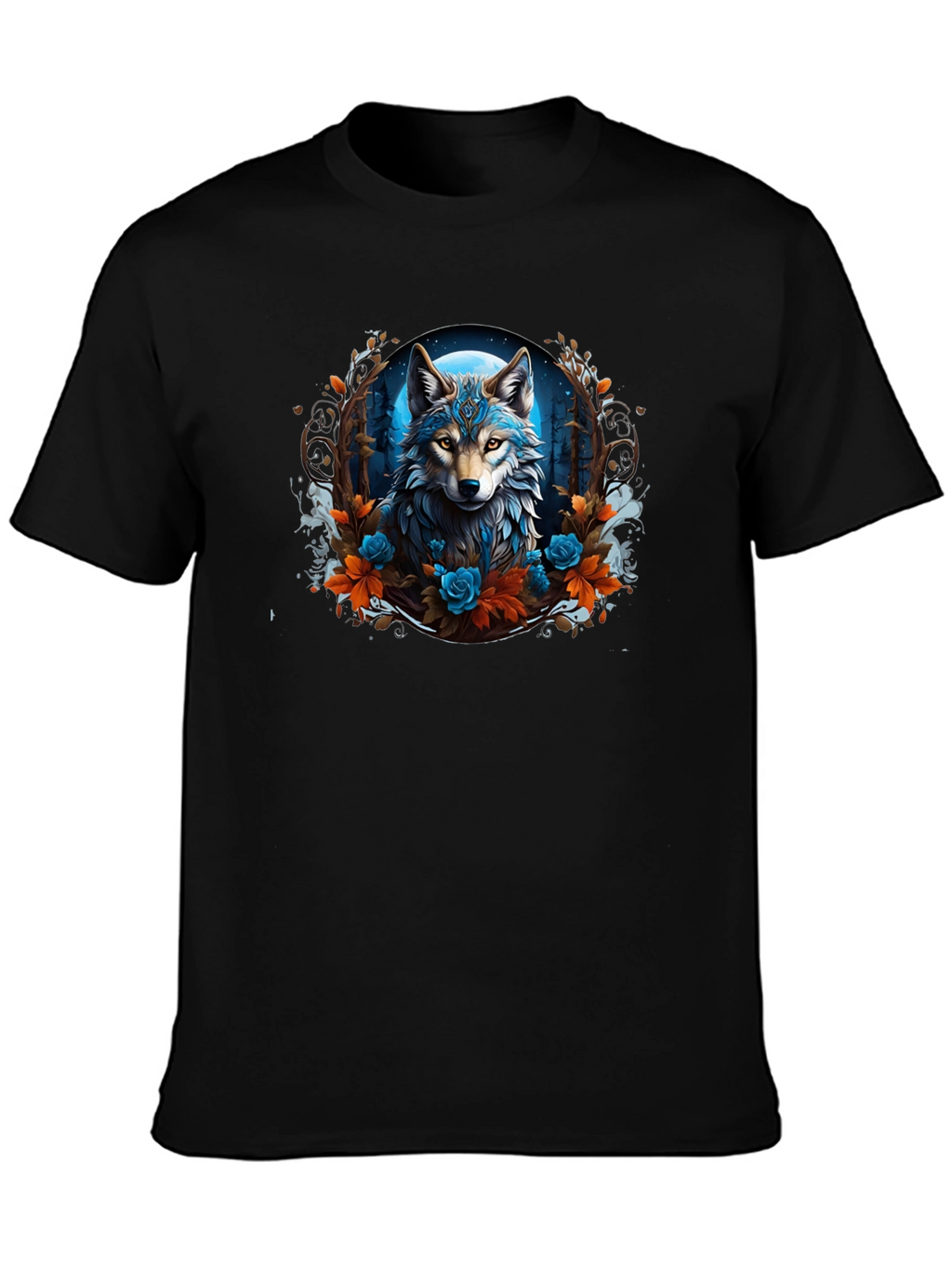 Wolf & Roses Graphic Tee
