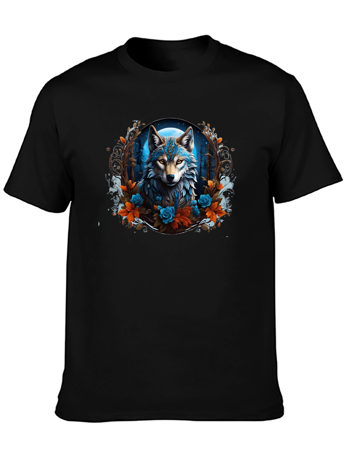 Wolf & Roses Graphic Tee