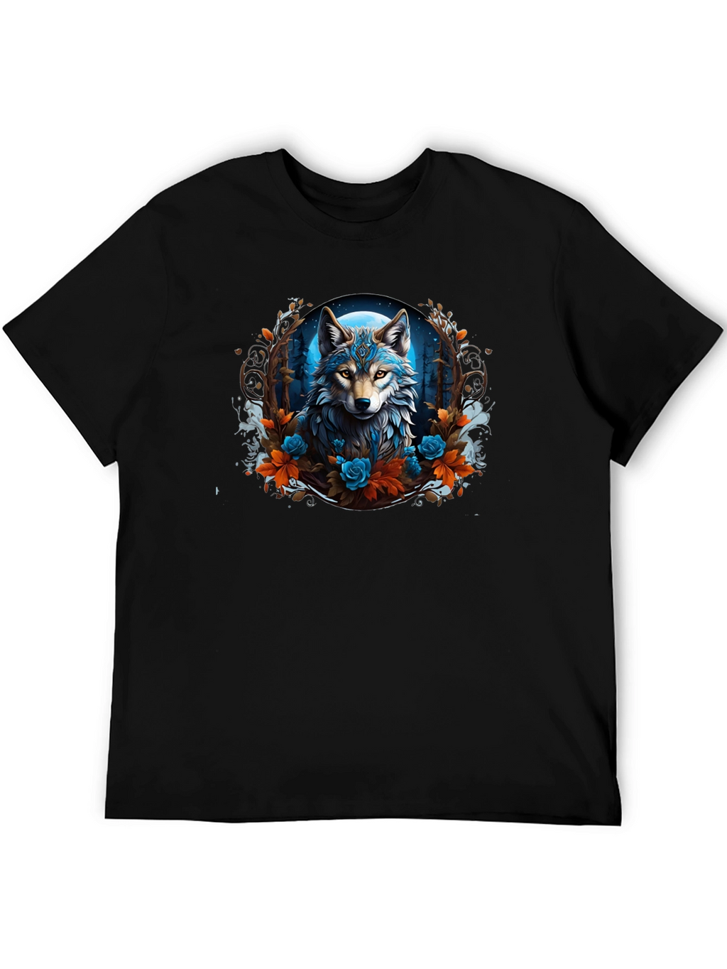 Wolf & Roses Graphic Tee