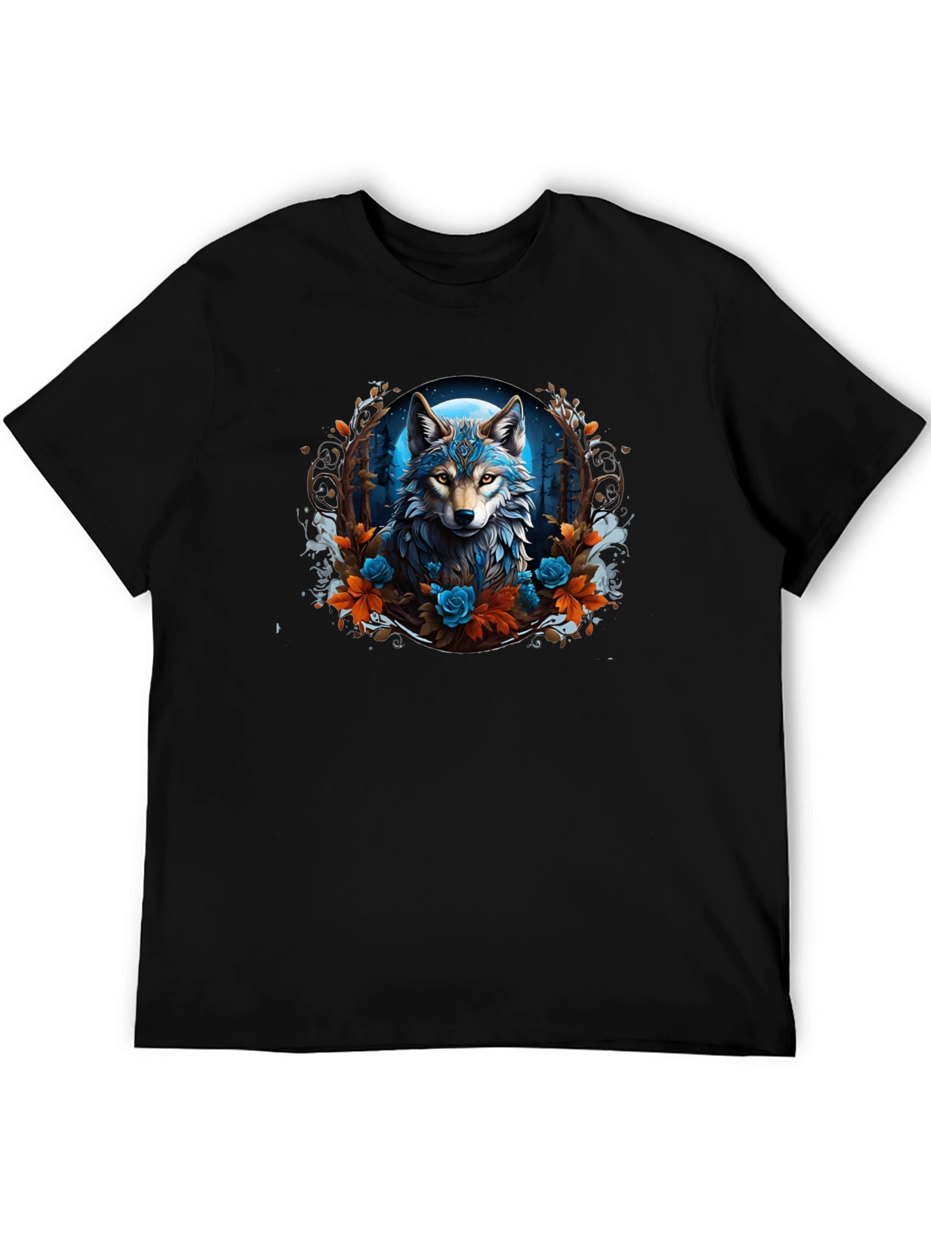 Wolf & Roses Graphic Tee