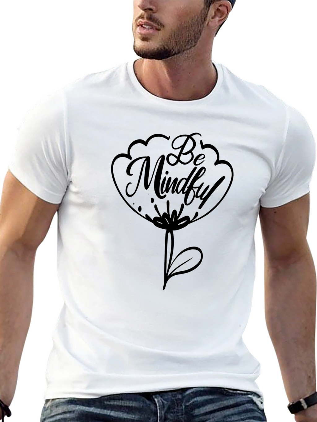 Mindful Graphic Print T-Shirt