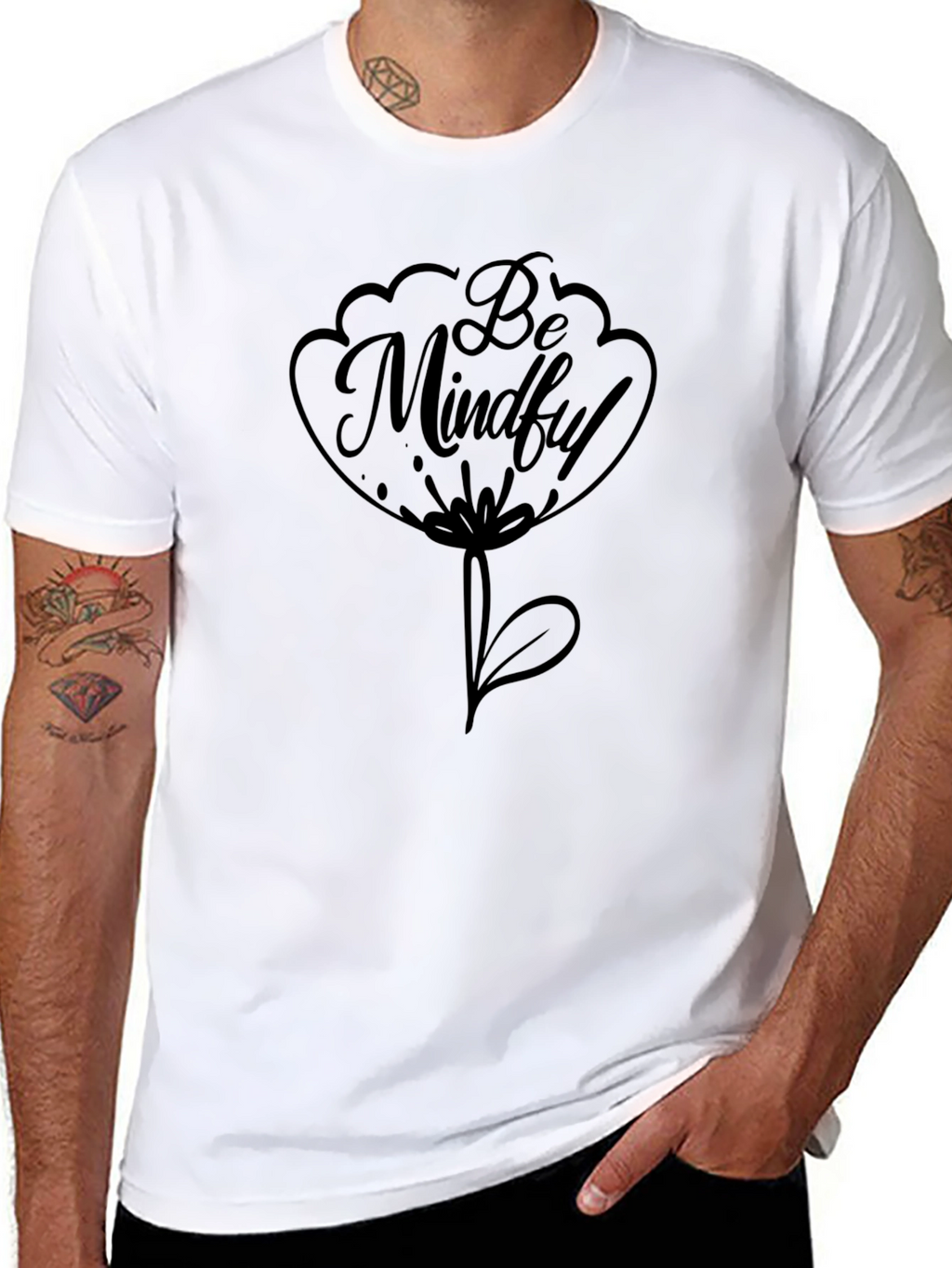 Mindful Graphic Print T-Shirt