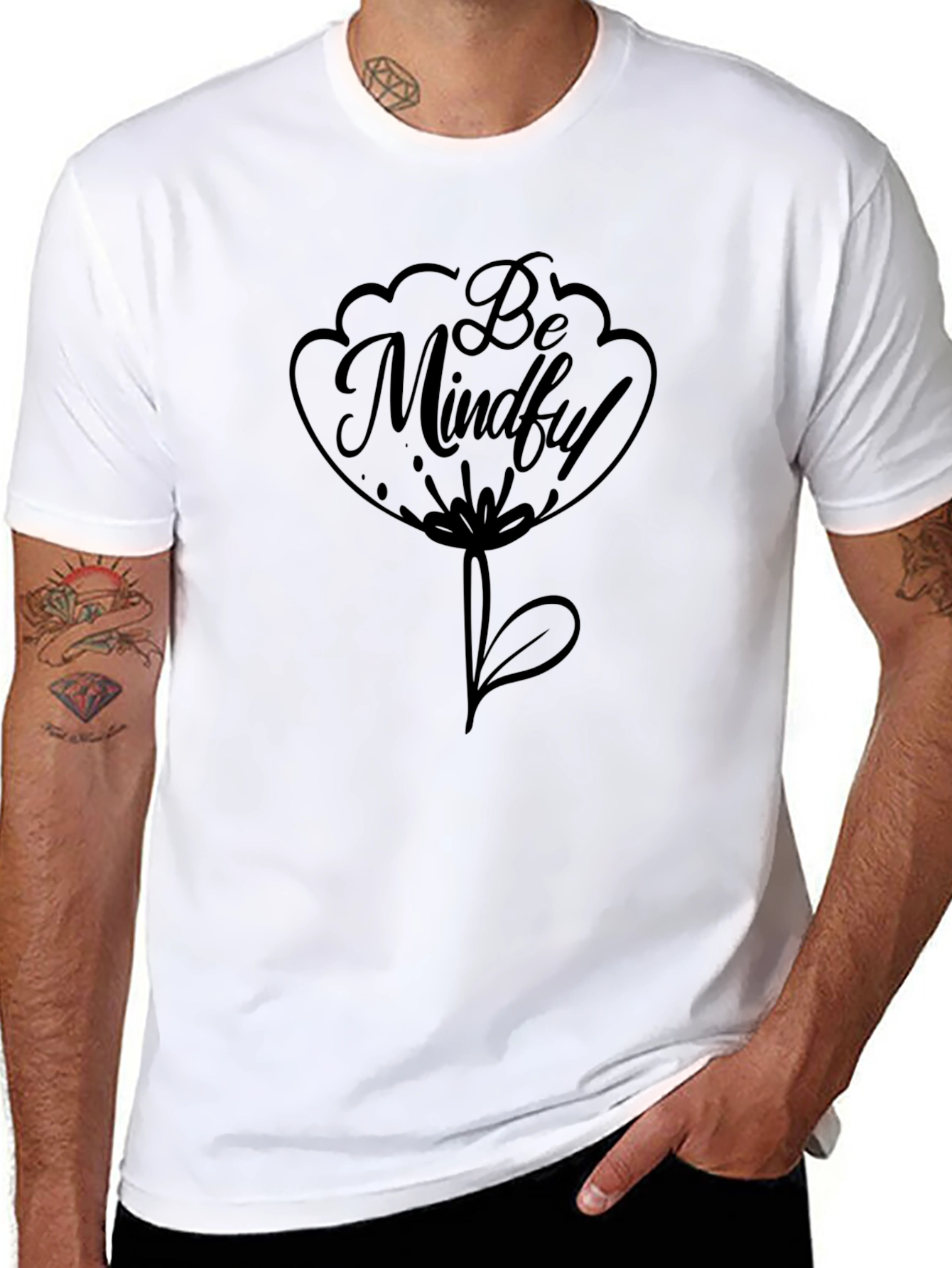 Mindful Graphic Print T-Shirt