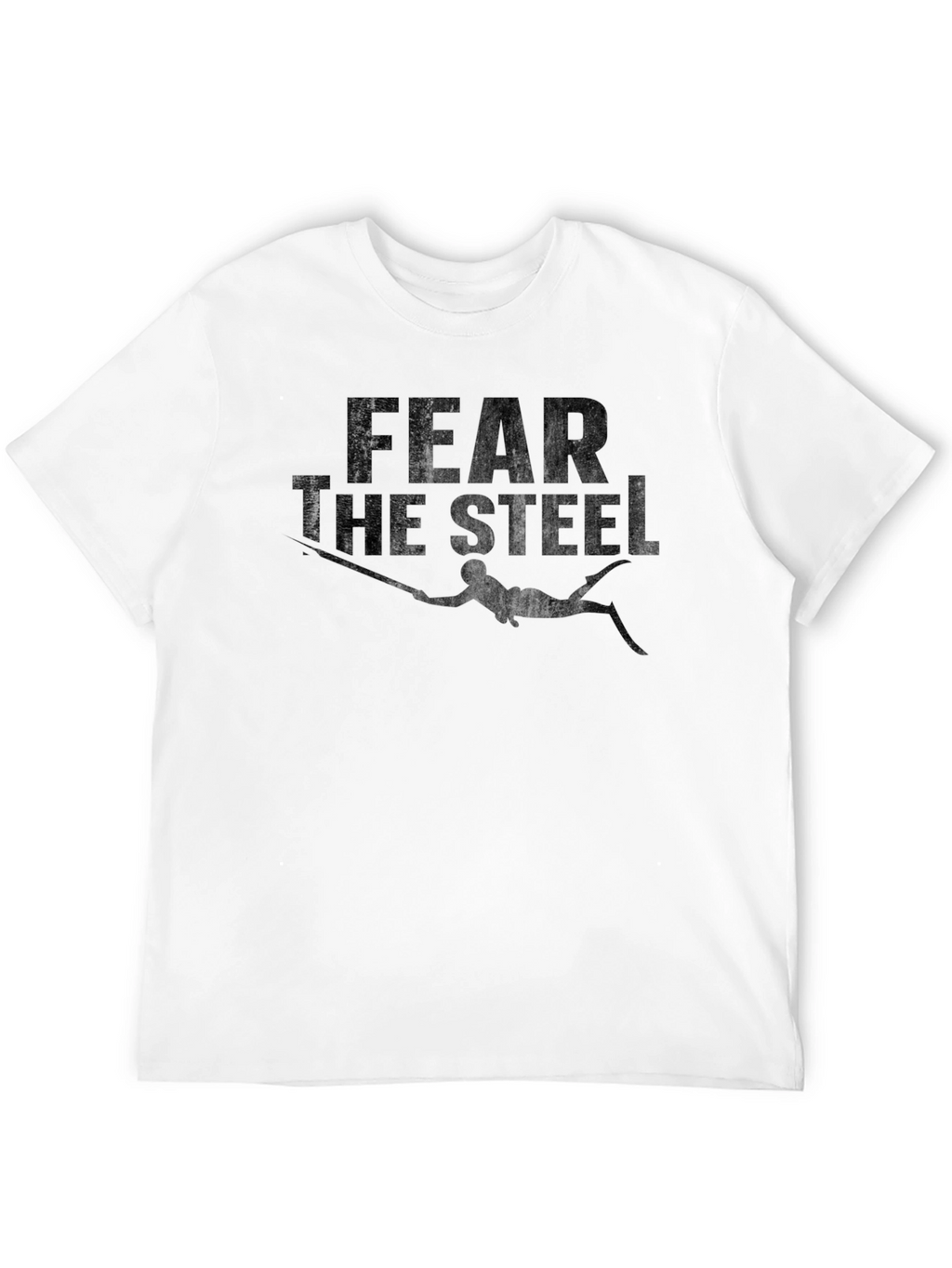 Fear The Steel T-Shirt - Spearfishing Design