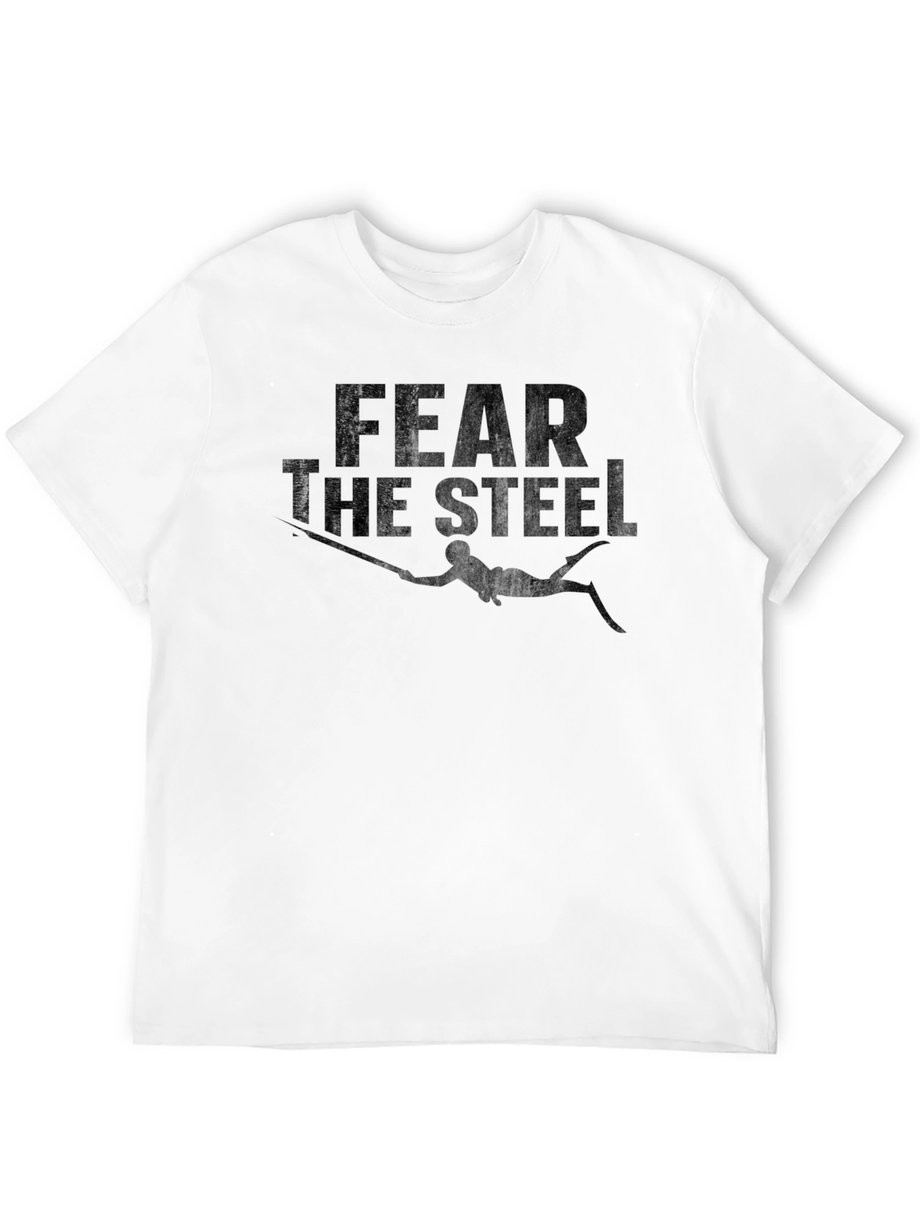 Fear The Steel T-Shirt - Spearfishing Design