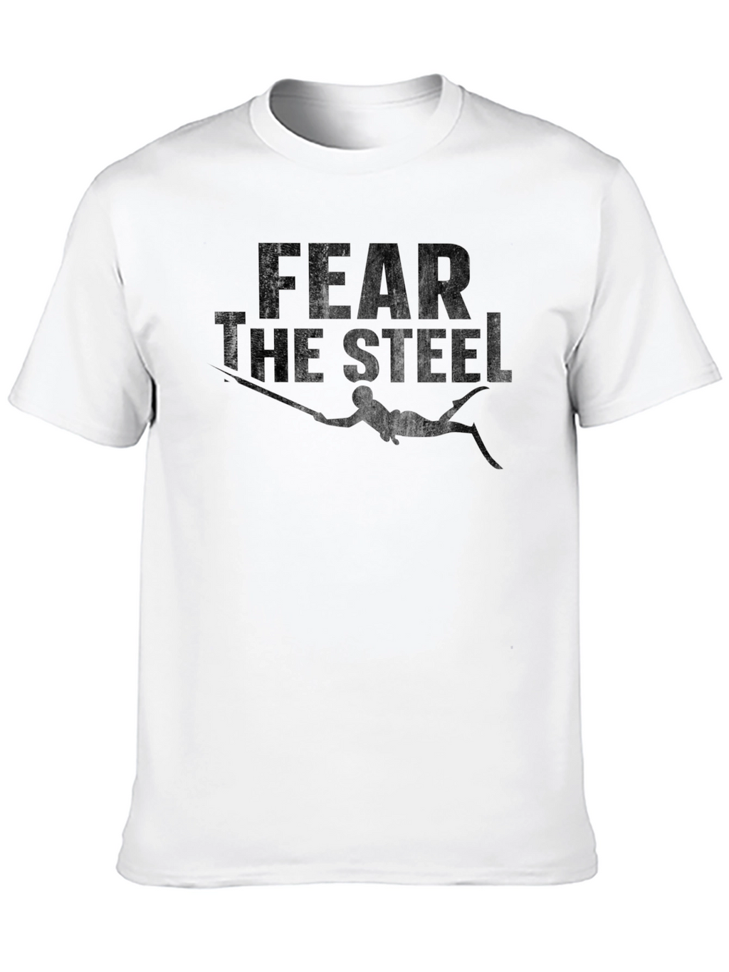 Fear The Steel T-Shirt - Spearfishing Design