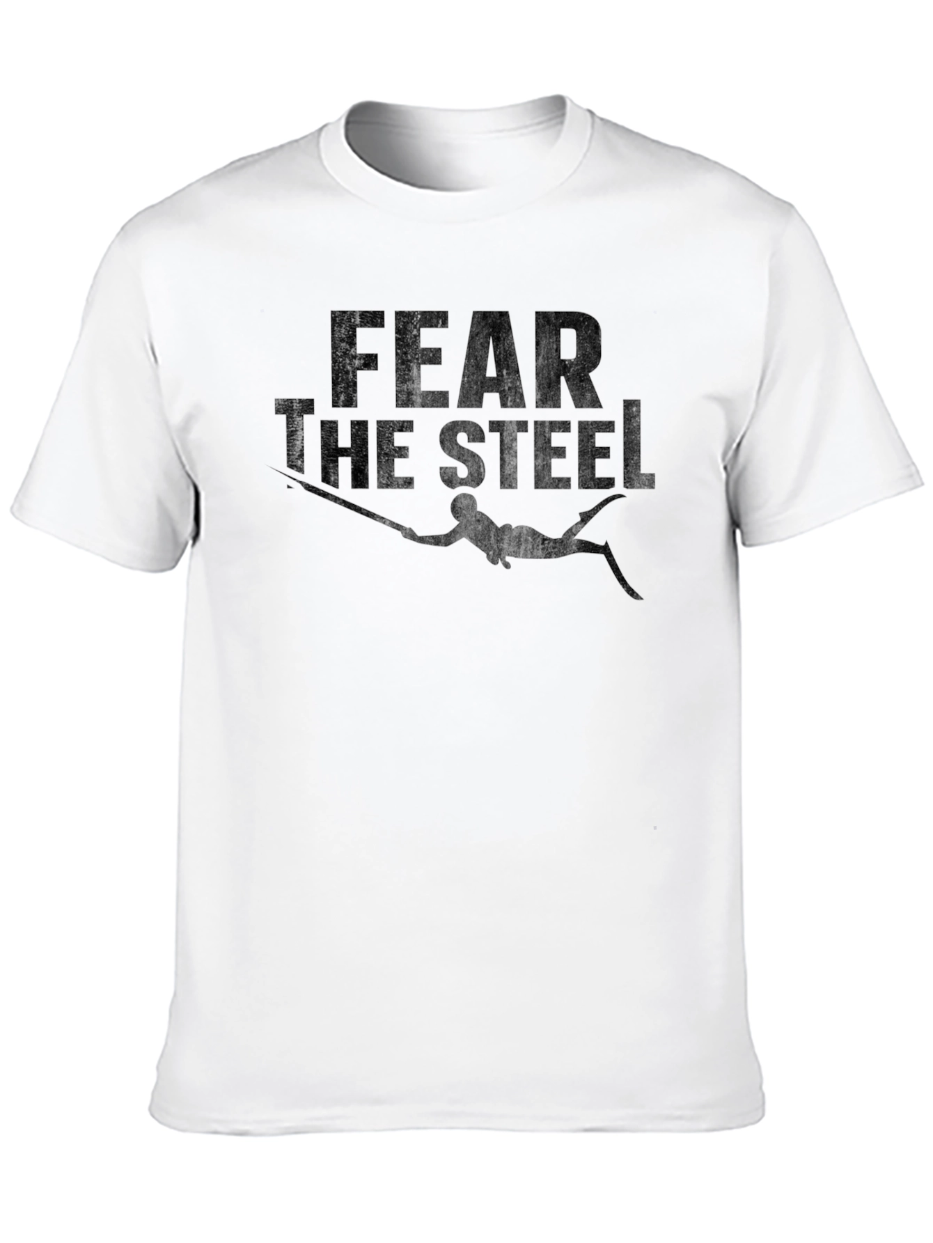 Fear The Steel T-Shirt - Spearfishing Design