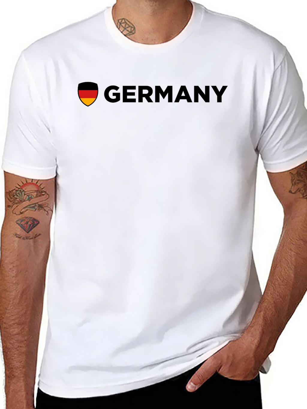 Germany Flag Shield T-Shirt