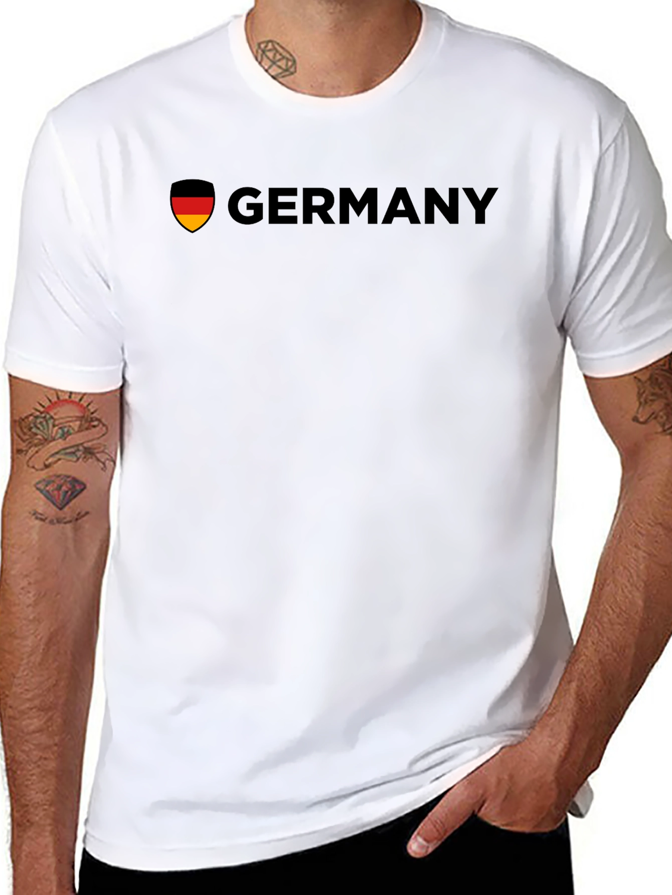 Germany Flag Shield T-Shirt